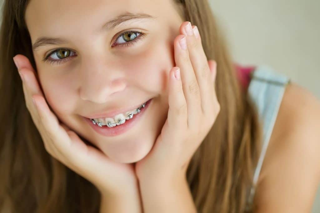 Child with dental braces at Susanville Dental Specialties, Susanville, California